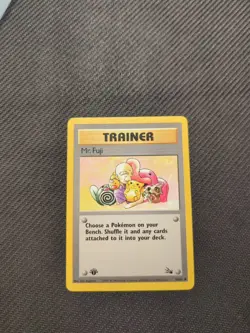 Mr Fuji 58/62 1st Edition Fossil Pokemon LP - Image 1