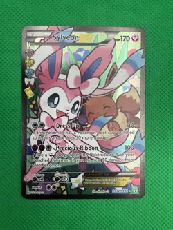 Sylveon EX Full Art Generations Radiant Collection Pokemon RC32/RC32 Full Art - Image 1