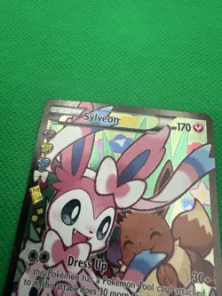 Sylveon EX Full Art Generations Radiant Collection Pokemon RC32/RC32 Full Art - Image 4