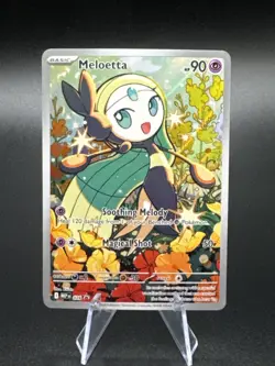 Pokemon Meloetta 026 Black Star Promo (NM) Pokemon Mega Evolution - Image 1