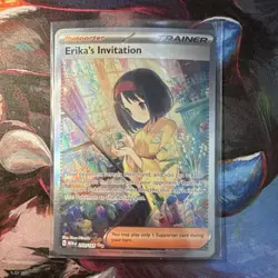 Pokemon Erika's Invitation 203/165 Sv151 Special Illustration Rare Holo Trainer - Image 1