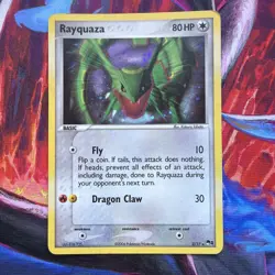 Rayquaza 3/17 - Holo Rare - Pop Series 1 Pokemon TCG LP/MP - Image 1