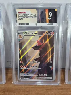 Pokemon Charizard 199/165 Charmeleon 169/165 Charmander 168/165 Ace Graded 9s - Image 3