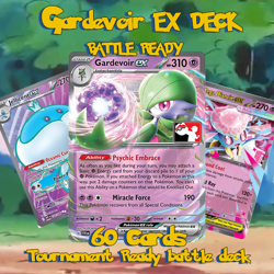 Stylized Gardevoir EX TCG Deck | Competitive Tournament Ready | Pokemon Decks - Image 1
