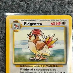 Vintage Pokemon Base Set Pidgeotto 22/102 Rare LP Light Play - Image 3