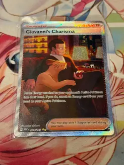Pokemon Giovanni's Charisma 204/165 Sv: Scarlet & Violet 151 - Image 1