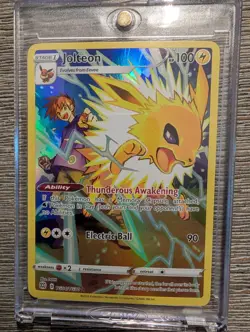 Pokemon TCG Jolteon TG04/TG30 Swsh09 Brilliant Stars Ultra Rare Full Art Holo - Image 1