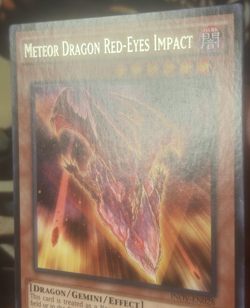 Yugioh: Meteor Dragon Red-Eyes Impact - INOV-EN028 - Rare - 1st Edition - LP - Image 3