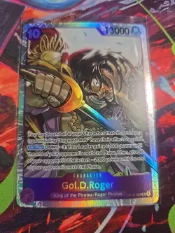 Gol. D. Roger (SR) Op13-064 One Piece Card Carrying On His Will English - Image 1