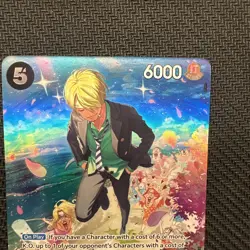 Sanji ST14-003 OP10 Royal Blood SP Full Art One Piece Card Game English - Image 2