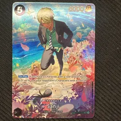 Sanji ST14-003 OP10 Royal Blood SP Full Art One Piece Card Game English - Image 3