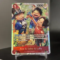 Ace & Sabo & Luffy OP13-007 - One Piece TCG English - SR Foil NM Near-Mint - Image 3