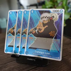 Trafalgar Law x4 ST03-008 Premium Booster (PRB-01) One Piece TCG CCG English - Image 1