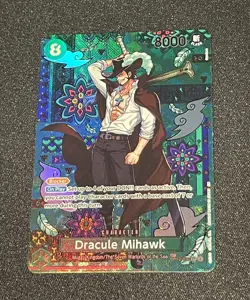 Dracule Mihawk OP12-030 SP One Piece The Azure Sea’s Seven OP14 English - Image 2