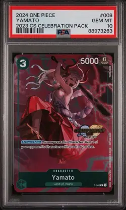 One Piece Yamato 2023 CS Celebration Championship English P-008 PSA 10 - Image 1