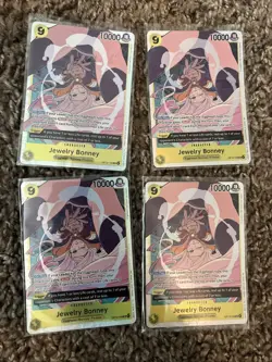 Jewelry Bonney X4 SR OP13-108 English ONE PIECE playset - NM! - Image 1