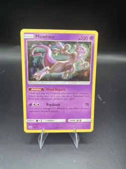 (NM) Mewtwo SM214 Black Star Promo Holo Pokemon Card TCG FREE SHIPPING - Image 1