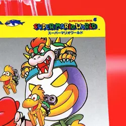 Super Mario World Trading Card Japan Rare Topsun Nintendo Carddass 1993 #118 - Image 5