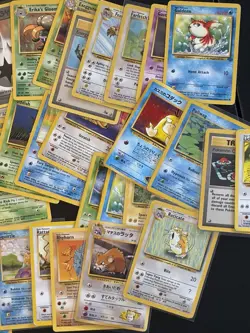 60 Vintage Pokemon Card Lot - WOTC Base Jungle Fossil Rocket Ect - HP - Image 2