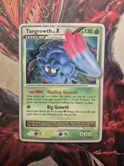 Pokemon TCG Tangrowth LV.X Arceus Holo Rare Card 99/99 - LP - Image 1