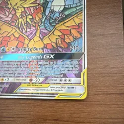 Pokemon Moltres Zapdos Articuno GX TAG TEAM Full Art Holo SM-P Promo SM210 Card - Image 5
