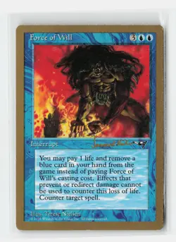 Force of Will World Championship Decks Gold Border Magic The Gathering MTG Card - Image 1