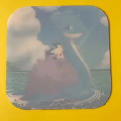 Laplace Pokemon Cafe Plastic Coaster Card Limited Novelty Japanese 2009 - Image 5
