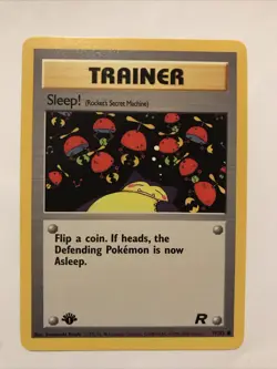 SLEEP! - 79/82 - 1st Edition Team Rocket - Common - Pokemon Card - NM - Image 1