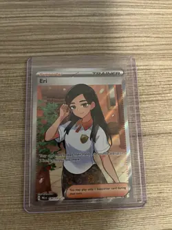 Pokemon Eri Full Art Trainer Holo Card 136/131 Sv: Prismatic Evolutions - Image 1