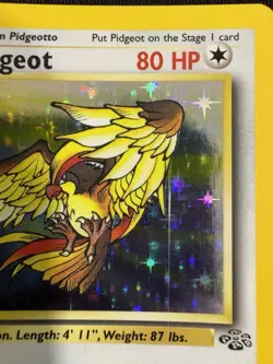 Pokemon Pidgeot Jungle 8/64 Holo 1999 WOTC TCG Card - MP - Image 3