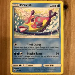 Bruxish 48/149 Sun & Moon Base Set Pokemon Card TCG NM - Image 1