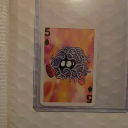 Tangela Pokemon 1999 Mini Deck Playing Cards FIVE Of Spades Red Back - Image 3