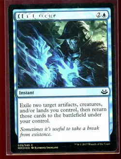 Ghostly Flicker Foil Error Misprint LP Modern Masters 2017 MTG Magic Gathering - Image 1