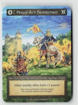 Sorcery Contested Realm Beta House Arn Bannerman x3 NM Exceptional - Image 1