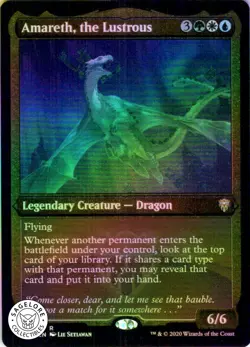 MTG Amareth, the Lustrous (Etched) (586) | NM Foil | Commander Legends {CMR} - Image 1