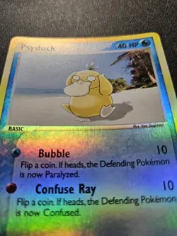 Pokemon EX Team Magma vs Team Aqua Psyduck Reverse Holo 44/95 EXC-NEAR MINT - Image 3