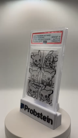 Milica Celikovic Signed Sketch 2023 Pokemon Old Maid Pikahcu PSA/DNA 10 AUTO 10 - Image 2