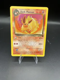 Dark Flareon 35/82 Non Holo NM-MN 2000 Wizards Pokemon Team Rocket Unlimited - Image 1