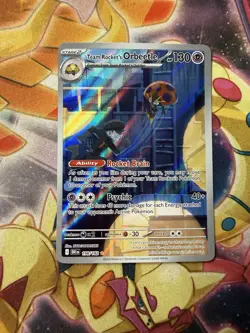 Pokemon TCG Team Rockets Orbeetle Destined Rivals 198/182 Illustration Rare NM - Image 1