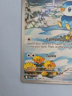 Pokemon Mega Evolution Phantasmal Flames Piplup 098/094 Illustration Rare - Image 5