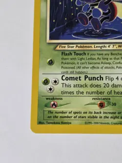 Pokemon Vintage Non-holo Rare Neo Destiny Light Ledian 24/105 WotC - Image 3