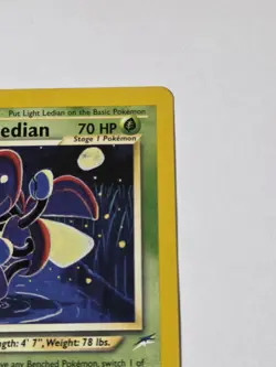 Pokemon Vintage Non-holo Rare Neo Destiny Light Ledian 24/105 WotC - Image 5