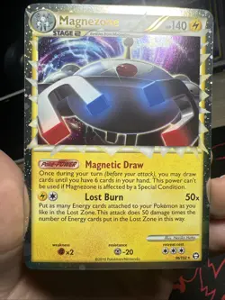 2010 MAGNEZONE PRIME HOLO 96/102 POKEMON HEARTGOLD & SOULSILVER TRIUMPHANT NM - Image 2