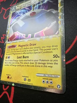2010 MAGNEZONE PRIME HOLO 96/102 POKEMON HEARTGOLD & SOULSILVER TRIUMPHANT NM - Image 5