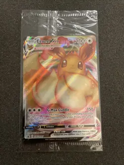SEALED Eevee VMAX SWSH087 Black Star Promo Full Art Holo Pokemon TCG 2021 NM - Image 1