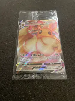 SEALED Eevee VMAX SWSH087 Black Star Promo Full Art Holo Pokemon TCG 2021 NM - Image 2