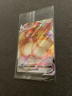 SEALED Eevee VMAX SWSH087 Black Star Promo Full Art Holo Pokemon TCG 2021 NM - Image 4
