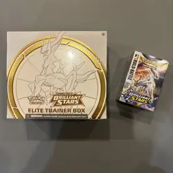 Pokemon SWSH Brilliant Stars ETB & Build And Battle Box Factory Sealed - Image 1