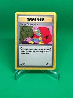 Pokemon TCG Goop Gas Attack Team Rocket 78 Regular 1st Edition Common - NM - Image 1