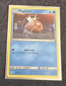 Pokemon TCG English Detective Pikachu Holo Magikarp 08/18 - Image 1